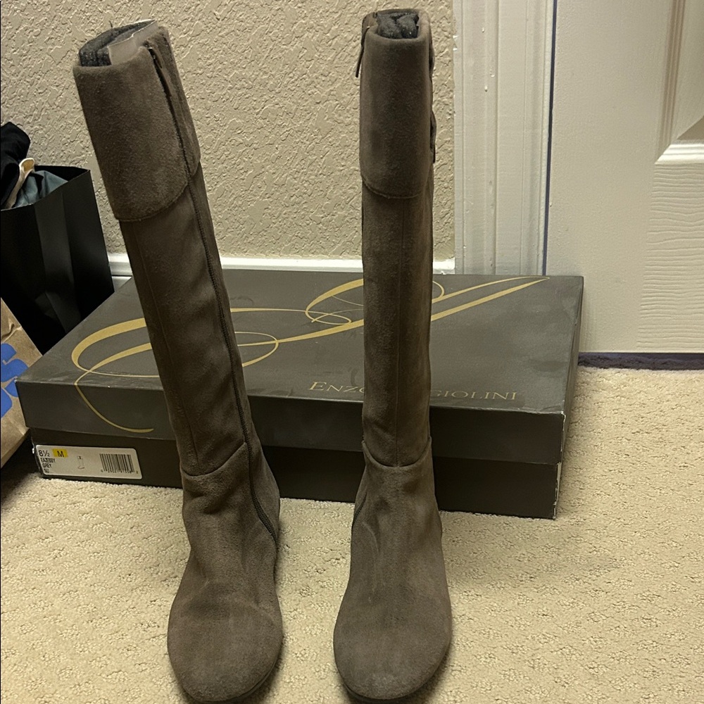 Enzo Angiolini Knee-High Suede Boots